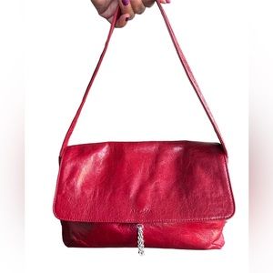 ARCADIA red leather shoulder bag ❤️